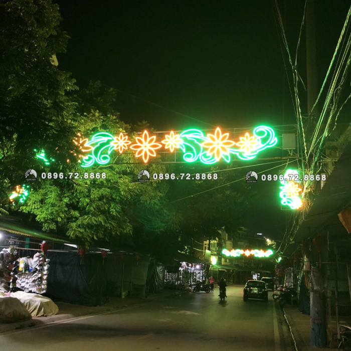 Trang trí ngang đường