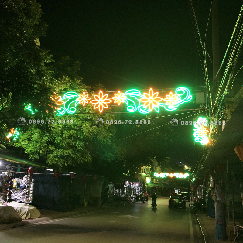 Trang trí ngang đường