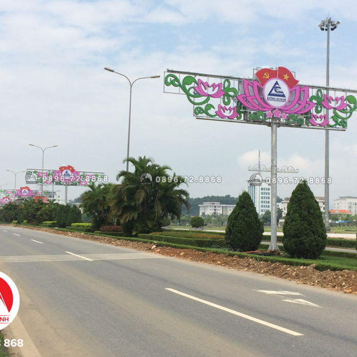 Tổng hợp các mẫu hoa đèn trang trí đường phố